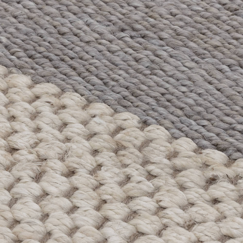Atmacha Home & Living Rug Cedar Grey / Natural - Grey/Silver - Flatweave Rug