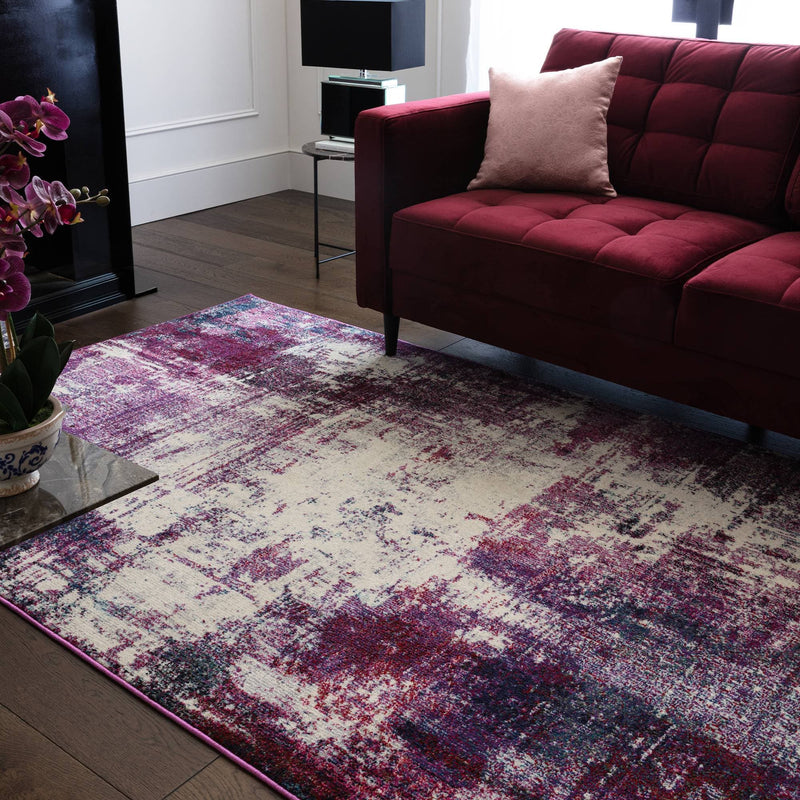 Atmacha Home & Living Rug Colores Cloud Magenta CO08 - Multi - Abstract Rug