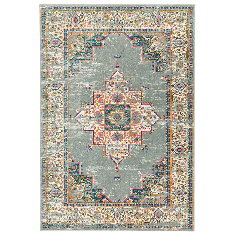 Atmacha Home & Living Rug Colt CL02 Medallion Grey - Multi - Modern Rug