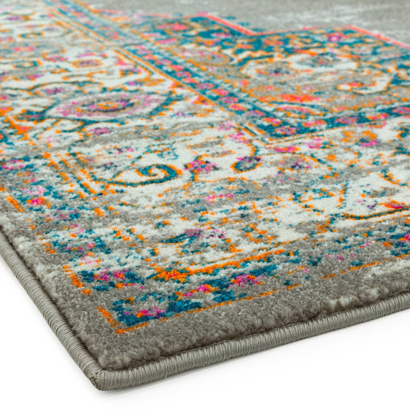 Atmacha Home & Living Rug Colt CL02 Medallion Grey - Multi - Modern Rug