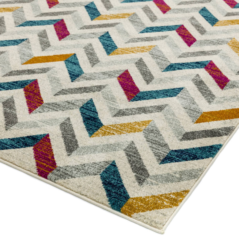 Atmacha Home & Living Rug Colt CL06 Chevron Multi - Modern Rug