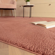 Atmacha Home & Living Rug Como Marsala - Pink - Shaggy Rug
