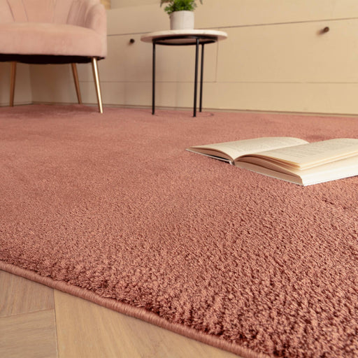 Atmacha Home & Living Rug Como Marsala - Pink - Shaggy Rug