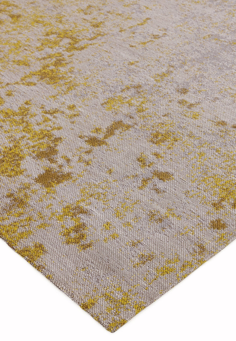 Atmacha Home & Living Rug Dara Ochre Abstract Rug