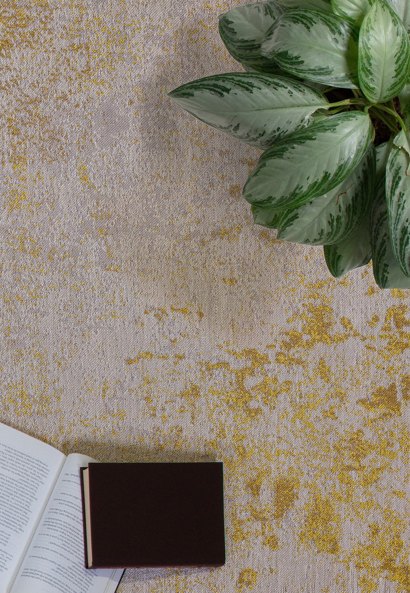 Atmacha Home & Living Rug Dara Ochre Abstract Rug