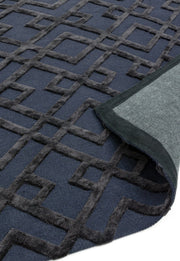 Atmacha Home & Living Rug Dixon Black Trellis Modern Rug