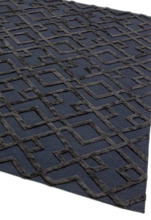 Atmacha Home & Living Rug Dixon Black Trellis Modern Rug