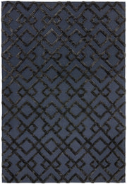 Atmacha Home & Living Rug Dixon Black Trellis Modern Rug
