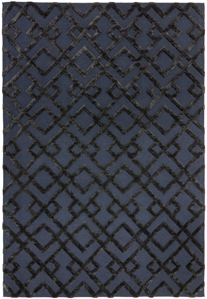 Atmacha Home & Living Rug Dixon Black Trellis Modern Rug