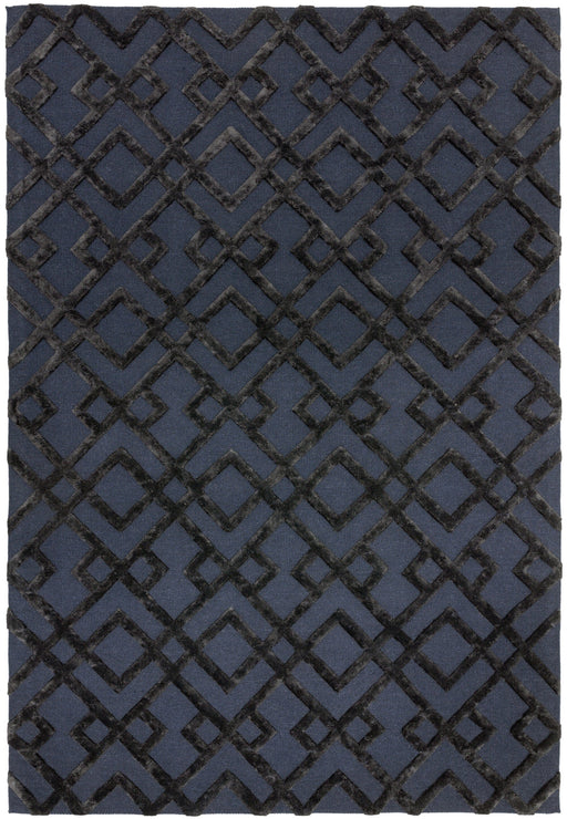 Atmacha Home & Living Rug Dixon Black Trellis Modern Rug