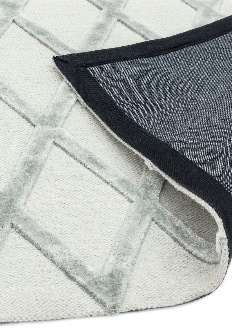 Atmacha Home & Living Rug Dixon Silver Diamond Modern Rug