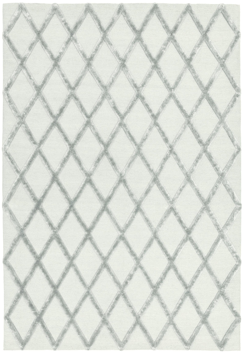Atmacha Home & Living Rug Dixon Silver Diamond Modern Rug