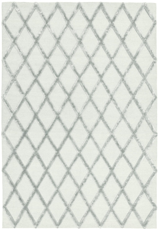 Atmacha Home & Living Rug Dixon Silver Diamond Modern Rug