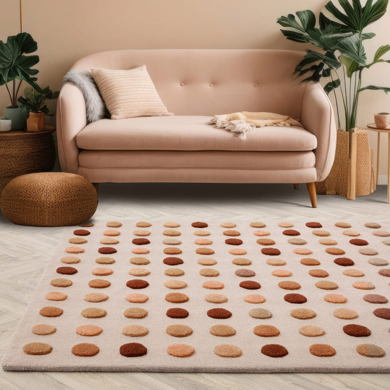 Atmacha Home & Living Rug Dotty Earthy Modern Rug