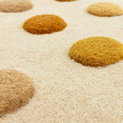 Atmacha Home & Living Rug Dotty Gold Modern Rug