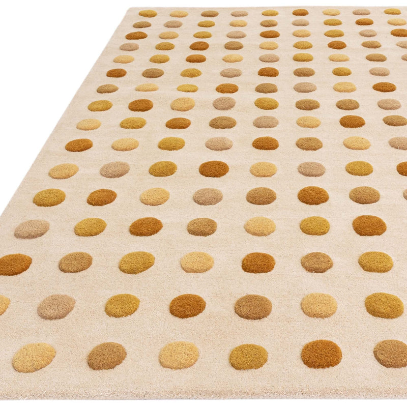 Atmacha Home & Living Rug Dotty Gold Modern Rug