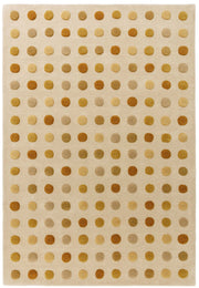 Atmacha Home & Living Rug Dotty Gold Modern Rug