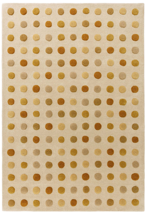 Atmacha Home & Living Rug Dotty Gold Modern Rug