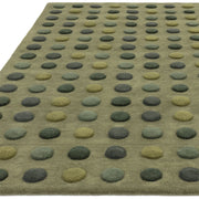 Atmacha Home & Living Rug Dotty Green Modern Rug