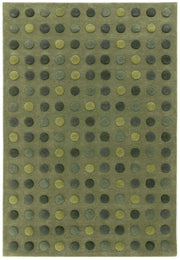 Atmacha Home & Living Rug Dotty Green Modern Rug