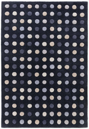 Atmacha Home & Living Rug Dotty Navy Modern Rug