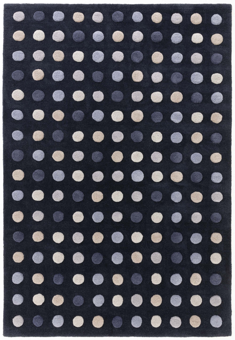 Atmacha Home & Living Rug Dotty Navy Modern Rug
