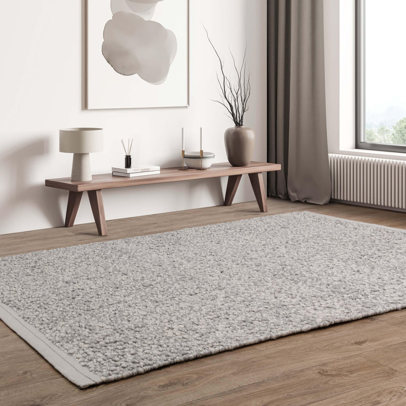 Atmacha Home & Living Rug Elm Silver Boho Rug
