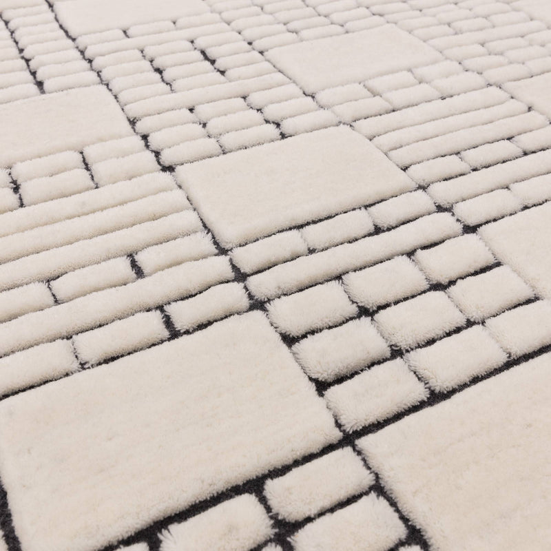 Atmacha Home & Living Rug Empire Cream/Black - Monochrome - Modern Rug