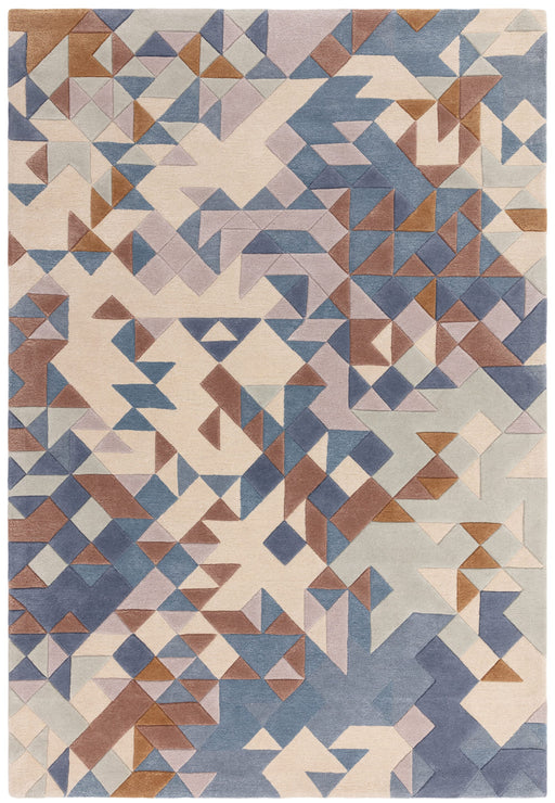 Atmacha Home & Living Rug Enigma Blue Multi Rug Modern Rug