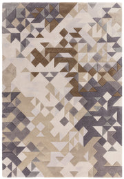 Atmacha Home & Living Rug Enigma Grey Multi Rug Modern Rug