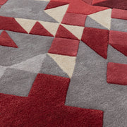 Atmacha Home & Living Rug Enigma Red Multi Rug Modern Rug