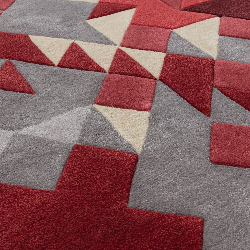 Atmacha Home & Living Rug Enigma Red Multi Rug Modern Rug