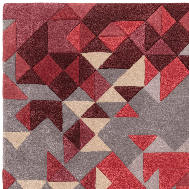 Enigma Rug Enigma Red Multi Rug - ENIG Rug — Atmacha Home And Living