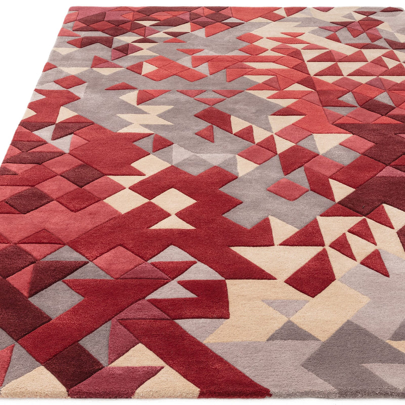 Atmacha Home & Living Rug Enigma Red Multi Rug Modern Rug