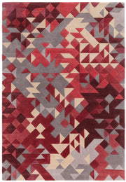 Atmacha Home & Living Rug Enigma Red Multi Rug Modern Rug