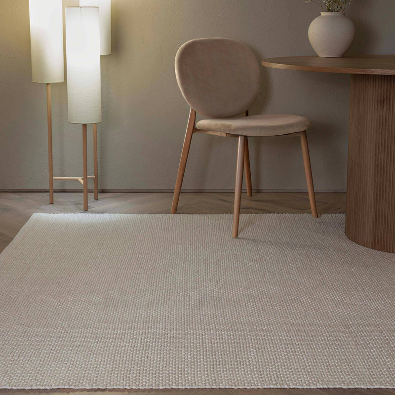Atmacha Home & Living Rug Finley Ivory - Cream/White - Plain Rug
