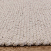 Atmacha Home & Living Rug Finley Ivory Marl - Cream/White - Plain Rug