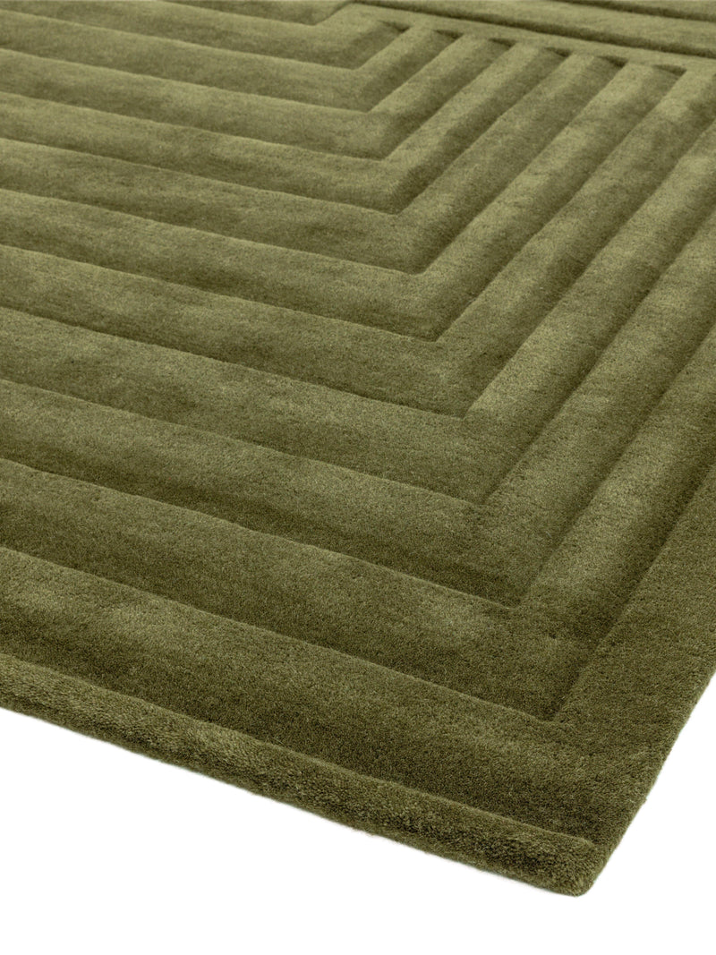 Atmacha Home & Living Rug Form Green Modern Rug