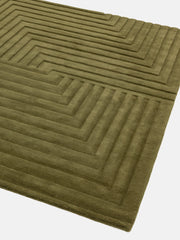 Atmacha Home & Living Rug Form Green Modern Rug