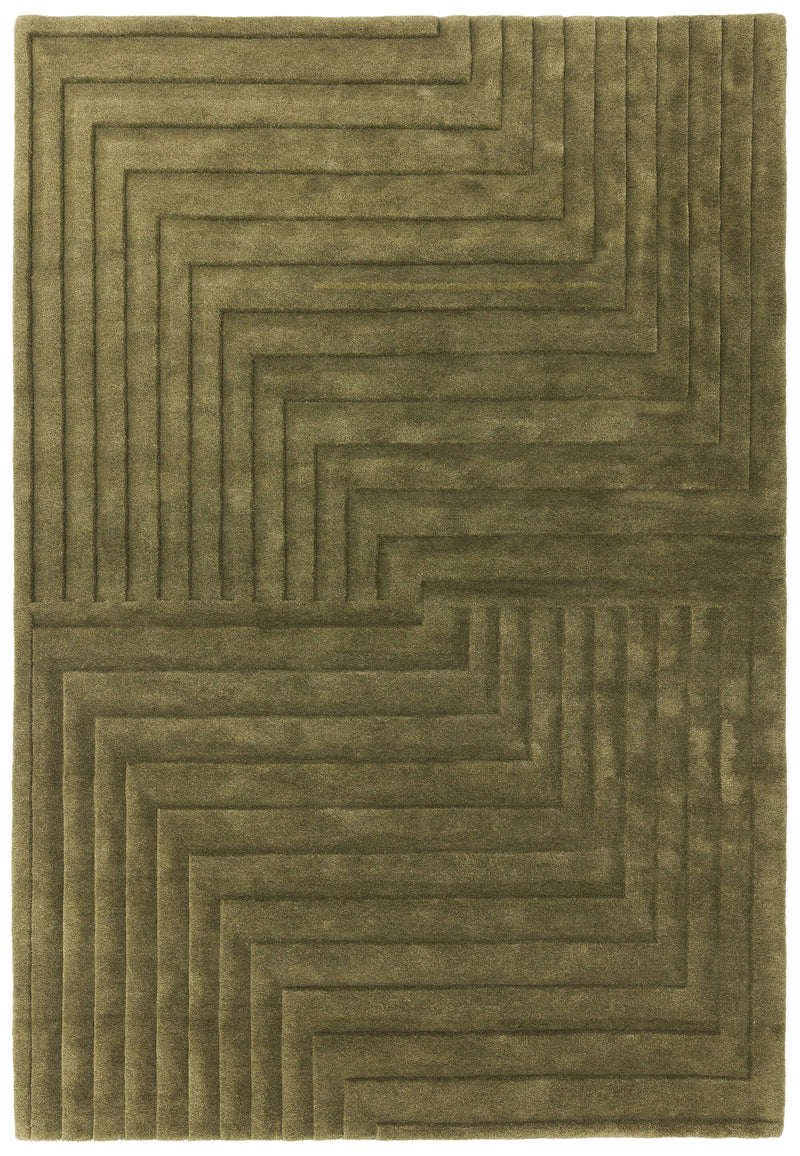 Atmacha Home & Living Rug Form Green Modern Rug