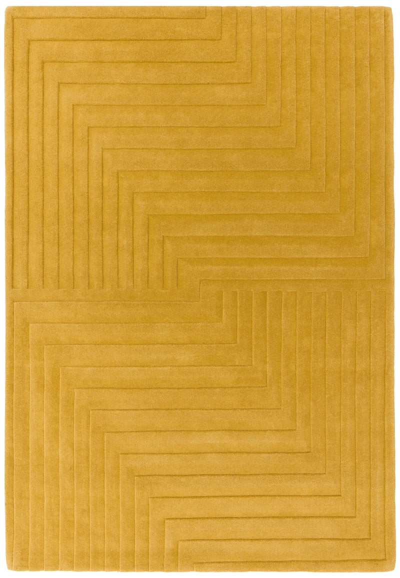 Atmacha Home & Living Rug Form Ochre Modern Rug