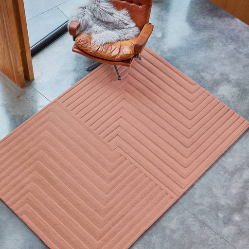 Atmacha Home & Living Rug Form Pink - Modern Rug