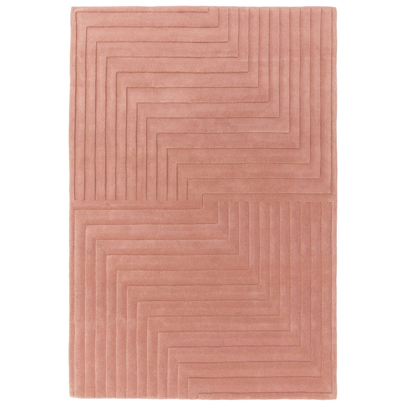Atmacha Home & Living Rug Form Pink - Modern Rug