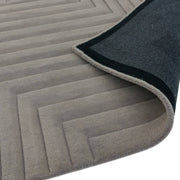 Atmacha Home & Living Rug Form Silver - Grey/Silver - Modern Rug