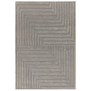 Atmacha Home & Living Rug Form Silver - Grey/Silver - Modern Rug