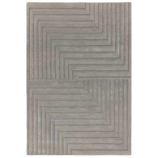 Atmacha Home & Living Rug Form Silver - Grey/Silver - Modern Rug