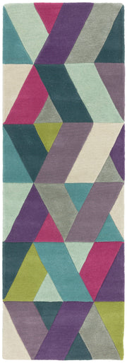 Atmacha Home & Living Rug Funk Chevron Blue Green Modern Rug