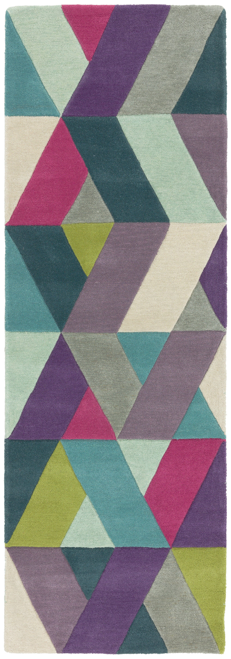 Atmacha Home & Living Rug Funk Chevron Blue Green Modern Rug