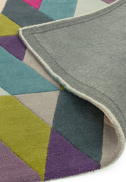 Atmacha Home & Living Rug Funk Chevron Blue Green Modern Rug