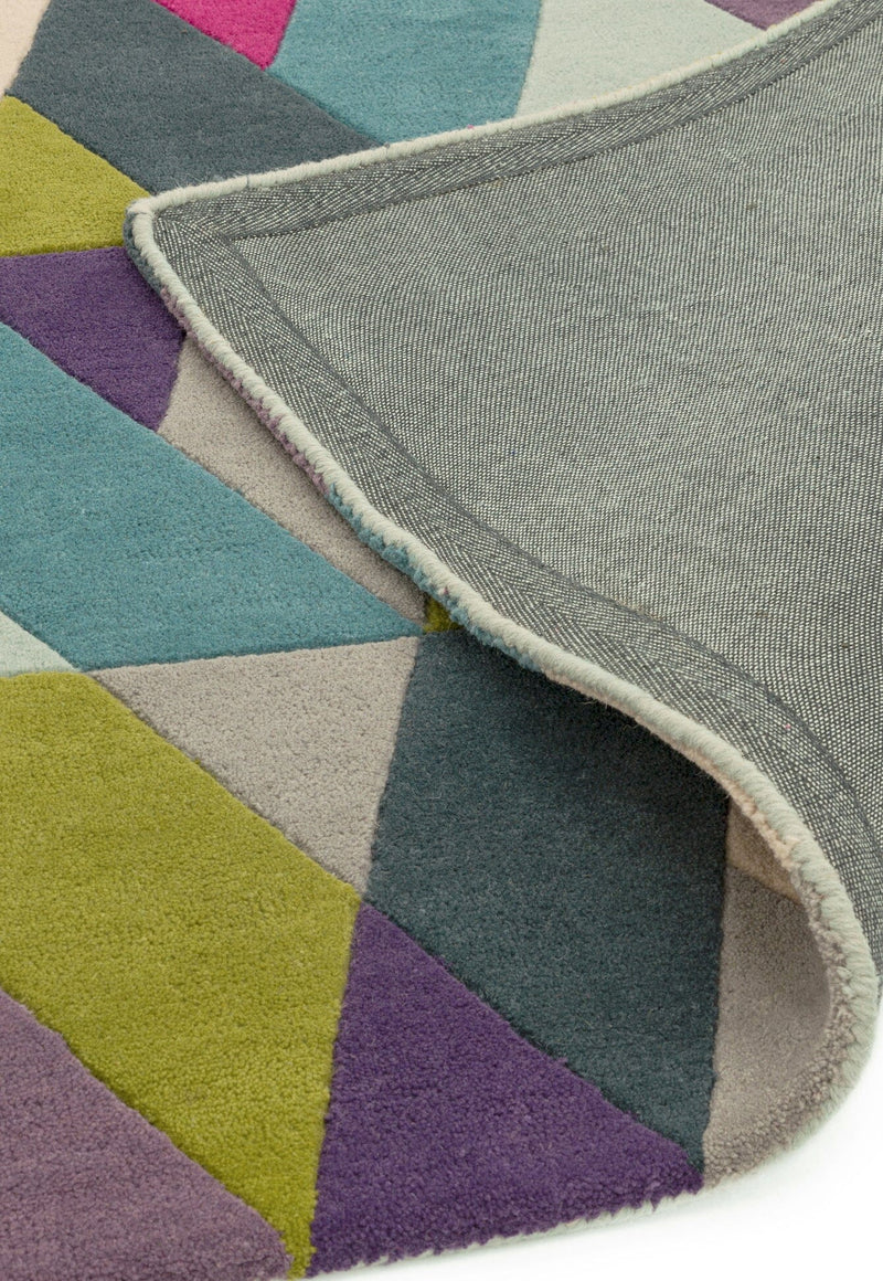 Atmacha Home & Living Rug Funk Chevron Blue Green Modern Rug